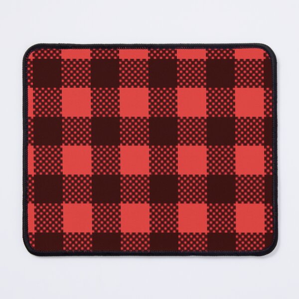 Item preview, Red Buffalo Plaid Checkered Pattern Dog Bandana designed and sold by dgavisuals.