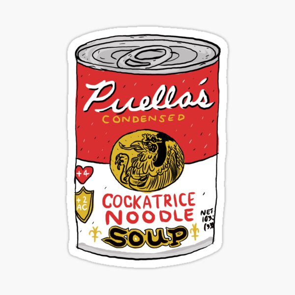 Cockatrice Noodle Soup Sticker