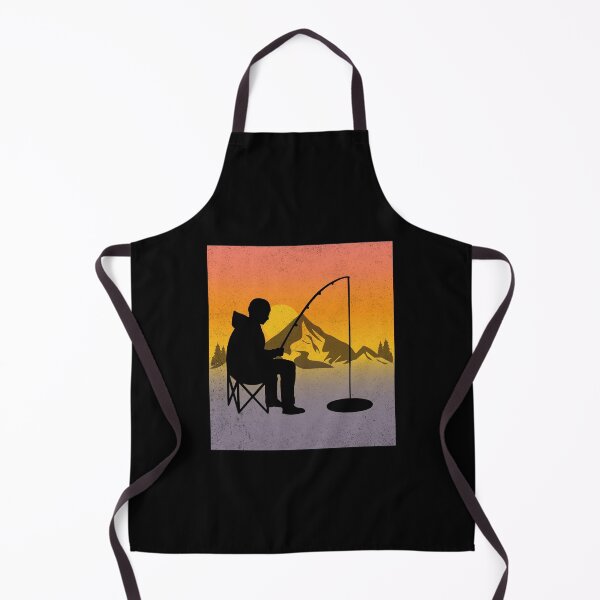 Item preview, Ice Fishing Fisher Winter Camping Mountain Nature designed and sold by CuteDesigns1.