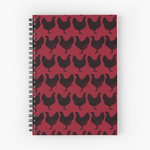 Item preview, Red Chicken Pattern designed and sold by frumpybuncrafts.