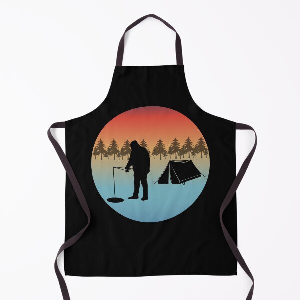 Item preview, Ice Fishing Fisher Winter Camping Camp Tent Nature designed and sold by CuteDesigns1.