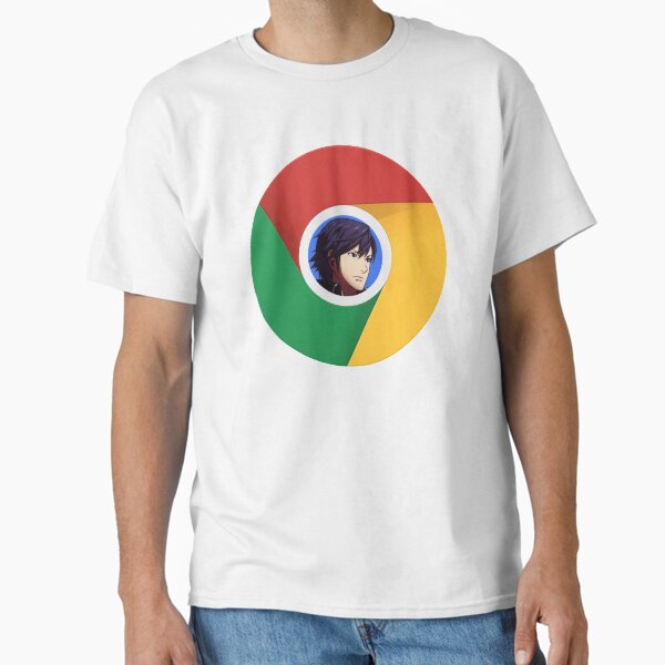 Vista previa del artículo con la obra «Google Chrom», diseñado y vendido por WeebTees.