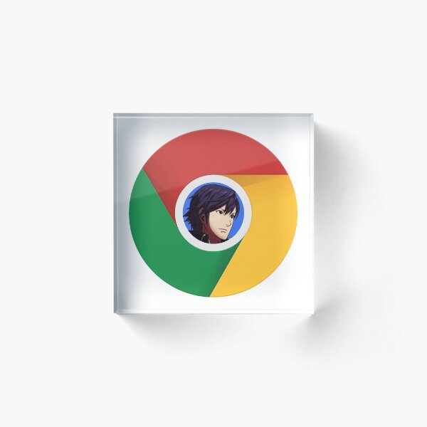 Google Chrom Acrylic Block