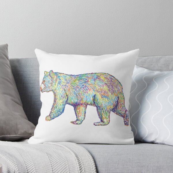 Item preview, Colorful walking bear, colorful, poster, phone case, Sticker, gift card, artboard print, Hardcover Journals, iPhone Cases&Skins, Scarves, Canvas Print, Framed Art Print, Photographic, Metal Print, designed and sold by SpiralStairShop.
