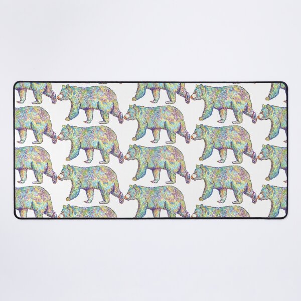 Item preview, Colorful walking bear, colorful, poster, phone case, Sticker, gift card, artboard print, Hardcover Journals, iPhone Cases&Skins, Scarves, Canvas Print, Framed Art Print, Photographic, Metal Print, designed and sold by SpiralStairShop.