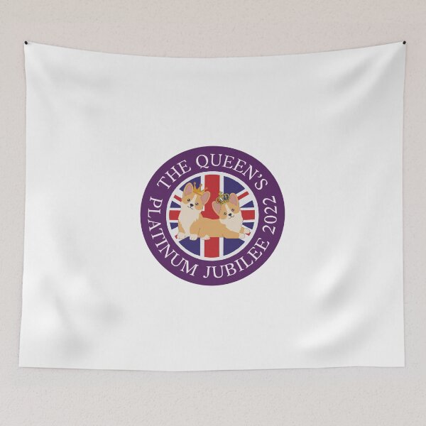 Item preview, Queens Platinum Jubilee dog designed and sold by ElainaNienow.