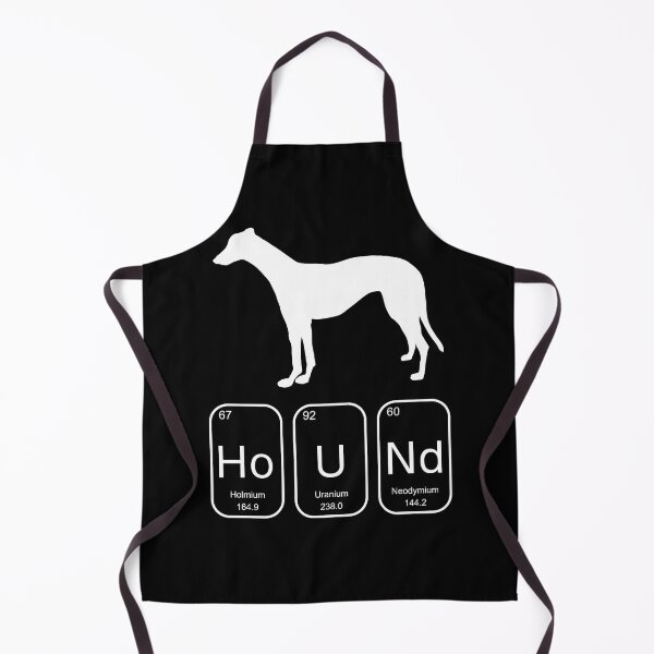 Item preview, White Greyhound Periodic Table Elements Hound designed and sold by GreytGraphicals.