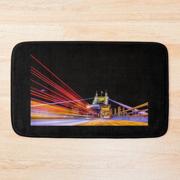 Item preview, A Party Bus Crosses the Roebling Bridge Cincinnati Ohio designed and sold by DaveFilm.