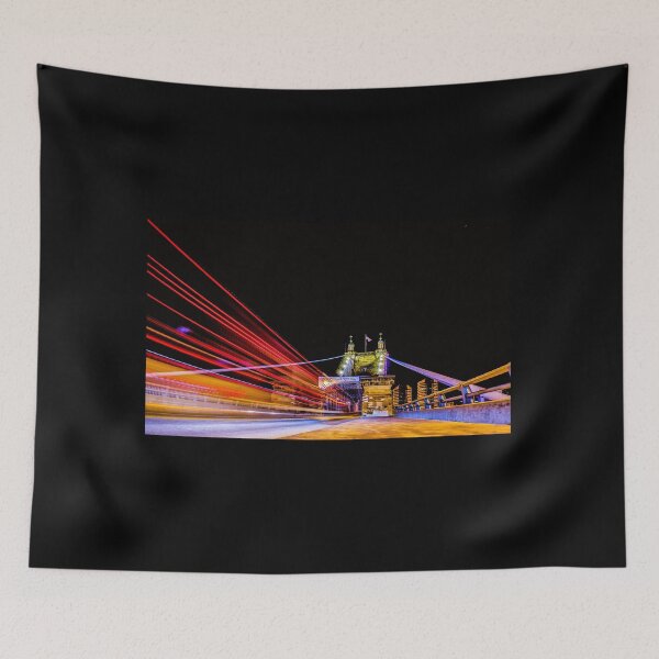 Item preview, A Party Bus Crosses the Roebling Bridge Cincinnati Ohio designed and sold by DaveFilm.