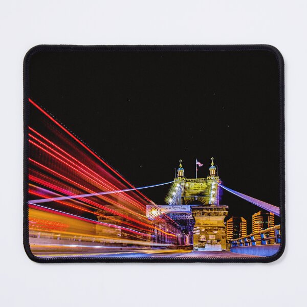 Item preview, A Party Bus Crosses the Roebling Bridge Cincinnati Ohio designed and sold by DaveFilm.