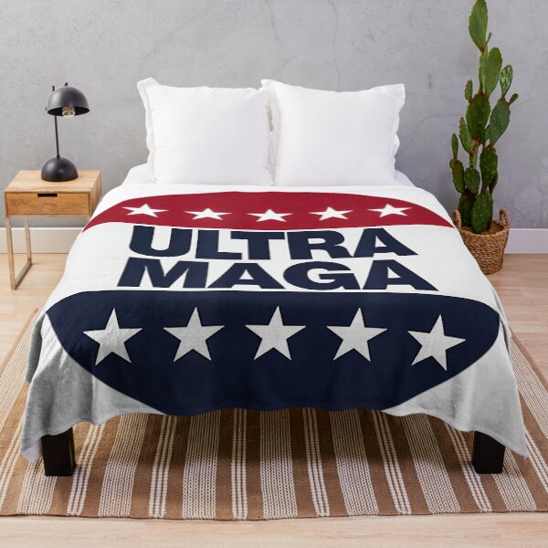Item preview, ULTRA MAGA Eagle Funny Anti Biden US Flag Pro Trump Trendy designed and sold by AlexandraAz.