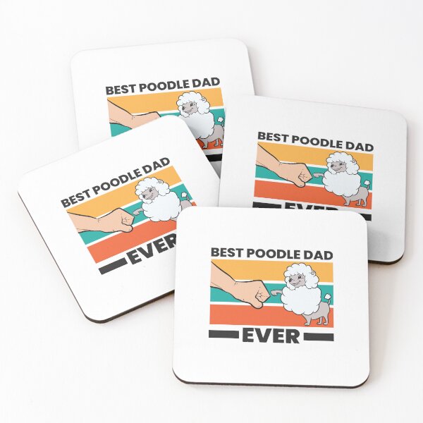 Item preview, Best Poodle Dad Ever Poodle Dad Poodle Papa T-Shirt designed and sold by raisine.