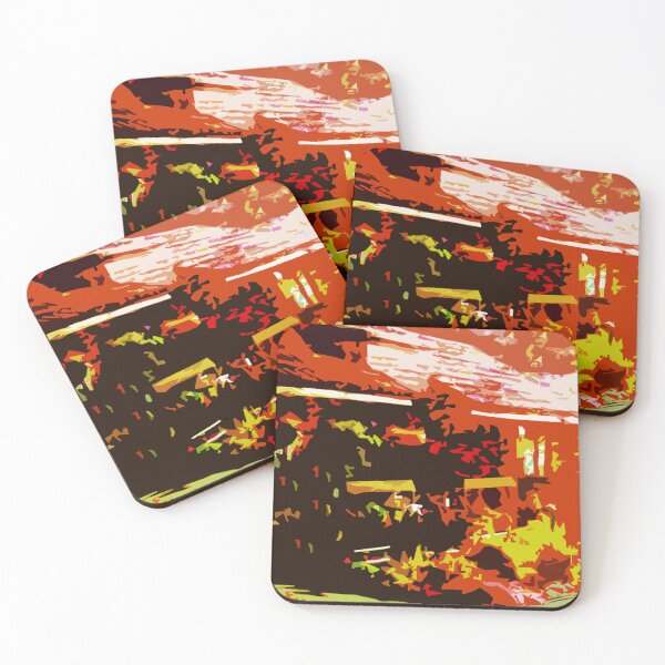 Item preview, Abstract House in the Woods with Flowers designed and sold by Carlo Varo.