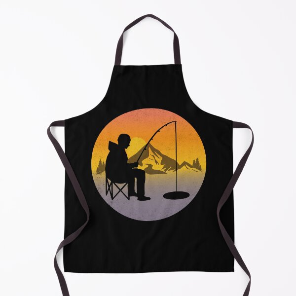 Item preview, Ice Fishing Fisher Winter Camping Mountain Nature designed and sold by CuteDesigns1.