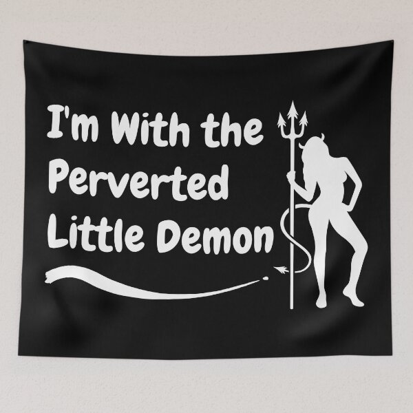 Item preview, Swinger Lifestyle I'm With the Perverted Little Demon. For darker colors designed and sold by swingersshop.