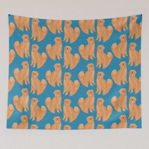 Item preview, Happy Golden Retriever designed and sold by SunLee Art.