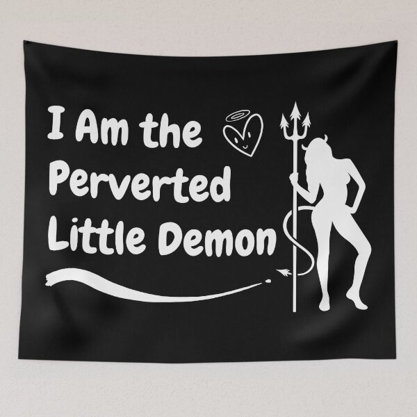 Item preview, Swinger Lifestyle I Am the Perverted Little Demon. For dark colors. designed and sold by swingersshop.