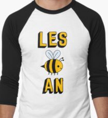 LES BEE EINE LESBIAN Baseballshirt mit 3/4-Arm