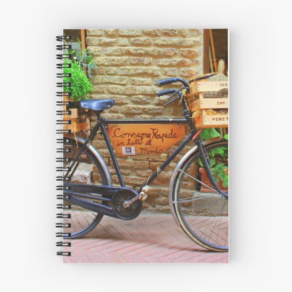 Item preview, Old bicycle in Tuscany designed and sold by AHELENE.