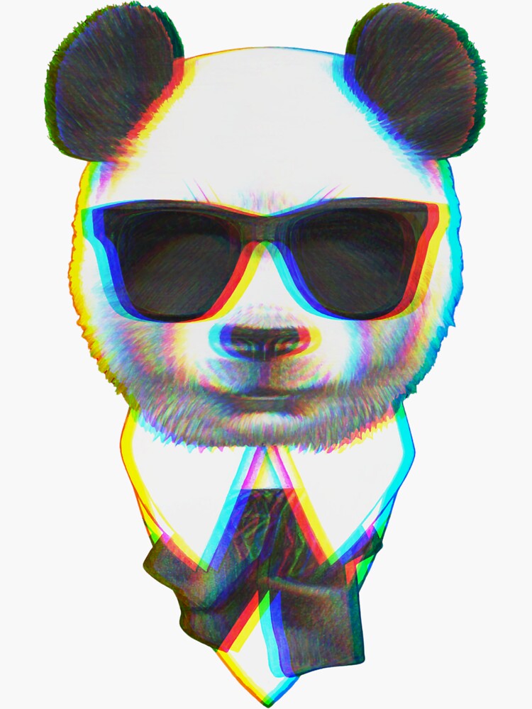 “Cool Panda With Sunglasses-Panda Lover” Sticker for Sale by codesignz