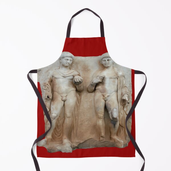Item preview, Two Princes Roman Sebasteion Relief Sculpture Cut Out designed and sold by taiche.