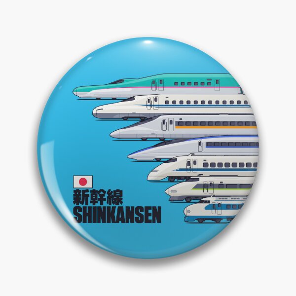 Item preview, Shinkansen Bullet Train Evolution Cyan designed and sold by VoodooCircus.