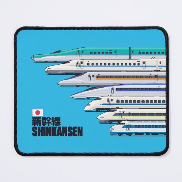 Item preview, Shinkansen Bullet Train Evolution Cyan designed and sold by VoodooCircus.