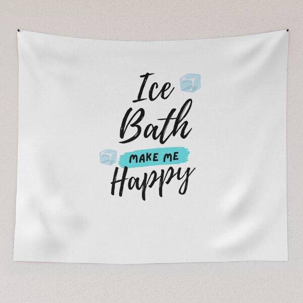 Item preview, Ice bath make me happy cold water shower Men Women designed and sold by Jeangel97.