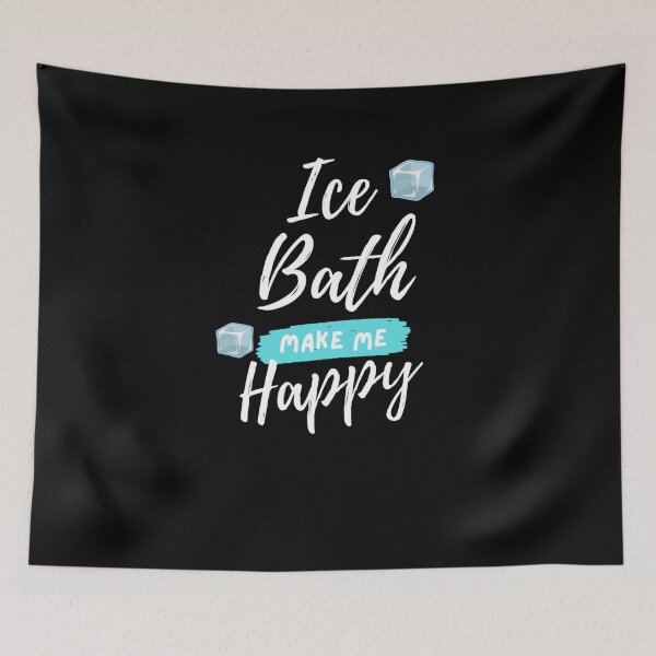 Item preview, Ice bath make me happy cold water shower Men Women designed and sold by Jeangel97.