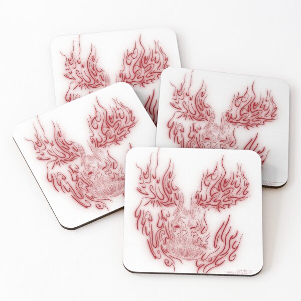 Item preview, Lava Girl • Girl Face • Drawing • Fire Face  designed and sold by tina mohseni ☆.