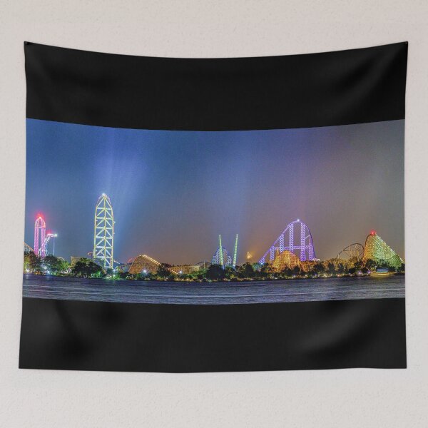 Item preview, Cedar Point Amusement Park Skyline Panoramic Photo 2018 designed and sold by DaveFilm.