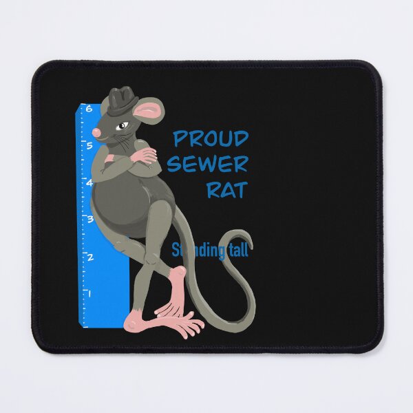 Item preview, Proud Sewer Rat Standing Tall designed and sold by Colour Angel by KV.