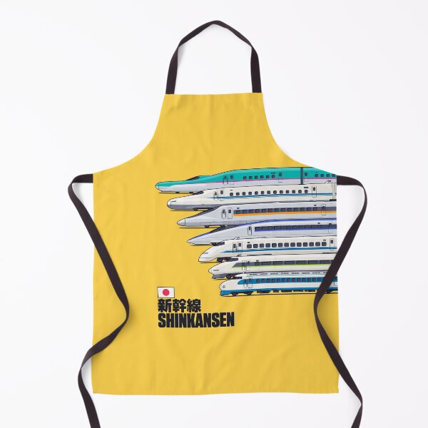Item preview, Shinkansen Bullet Train Evolution - Yellow designed and sold by VoodooCircus.