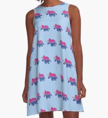 Biceratops (Bisexual Triceratops) A-Line Dress