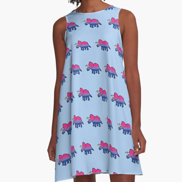 Biceratops (Bisexual Triceratops) A-Line Dress