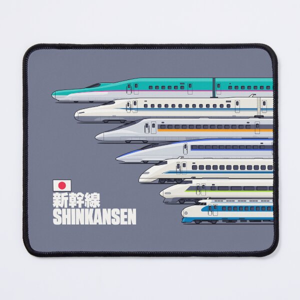 Item preview, Shinkansen Bullet Train Evolution Grey designed and sold by VoodooCircus.