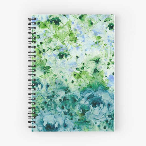 Item preview, floral en bleu/floral in blue designed and sold by clemfloral.