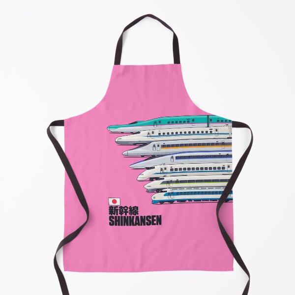 Item preview, Shinkansen Bullet Train Evolution Pink designed and sold by VoodooCircus.