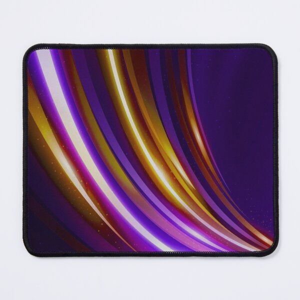 Item preview, Strips Abstract Digital Art Golden Purple  designed and sold by Tshirtstory.