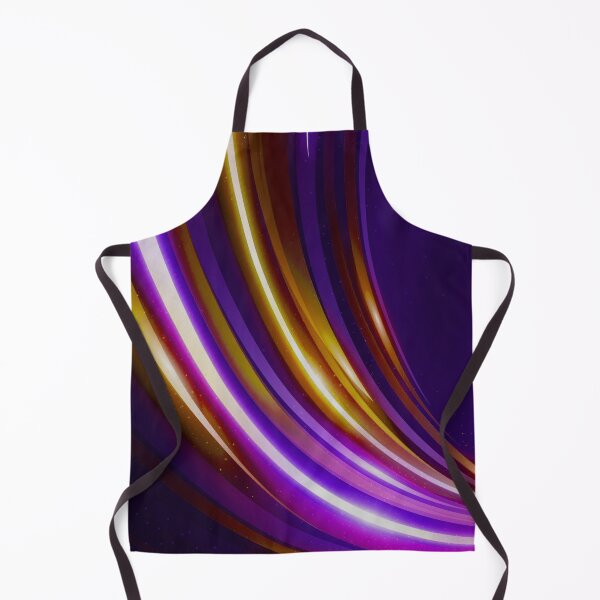 Item preview, Strips Abstract Digital Art Golden Purple designed and sold by Tshirtstory.