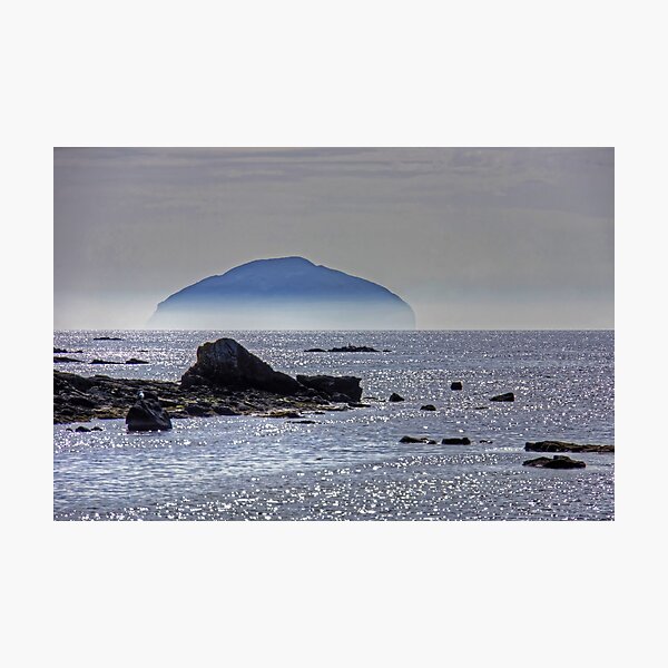 Misty Ailsa Craig Photographic Print