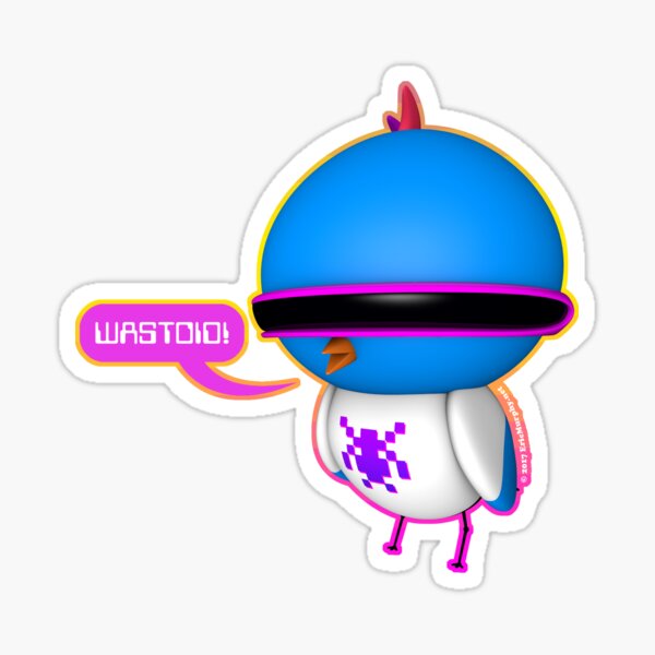 B.B. Buttons - Wastoid! Sticker