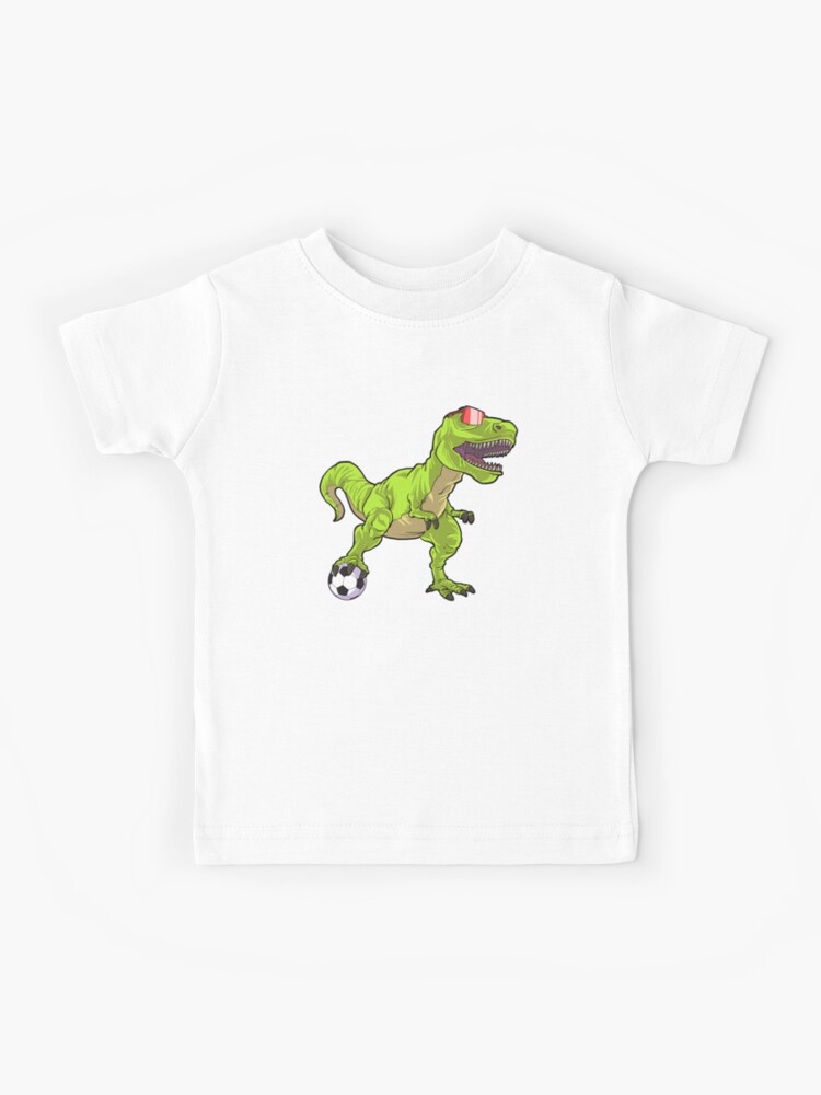 Soccer Kids Gift T Rex Dinosaur Player Boys" Kids T-Shirt for Sale by Redbubble