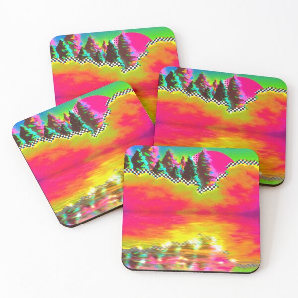 Item preview, Super vibrant and colorful psychedelic abstract art design  designed and sold by Succucrazy.