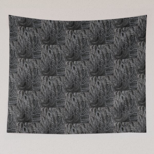 Item preview, Natural grey handspun Minnesota sheep wool yarn designed and sold by ChillonLeachArt.