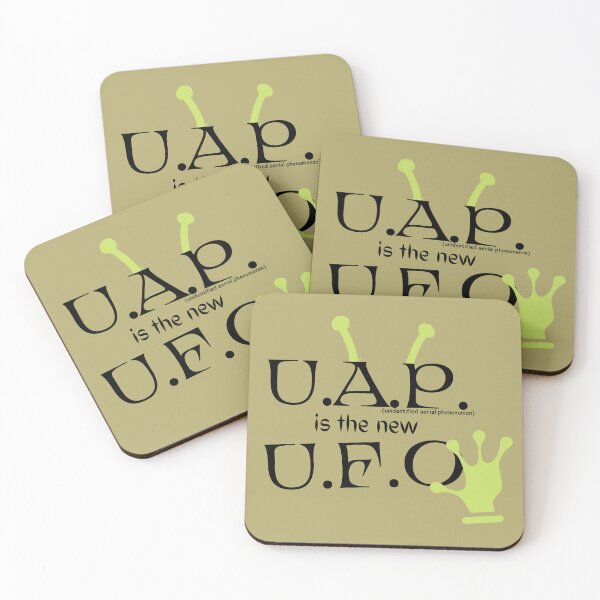 Item preview, Unidentified Aerial Phenomenon (black) design reminds you of strange and unusual things in the world and over Area 51 for those interested in aliens & UFOs designed and sold by tranquilbeach.