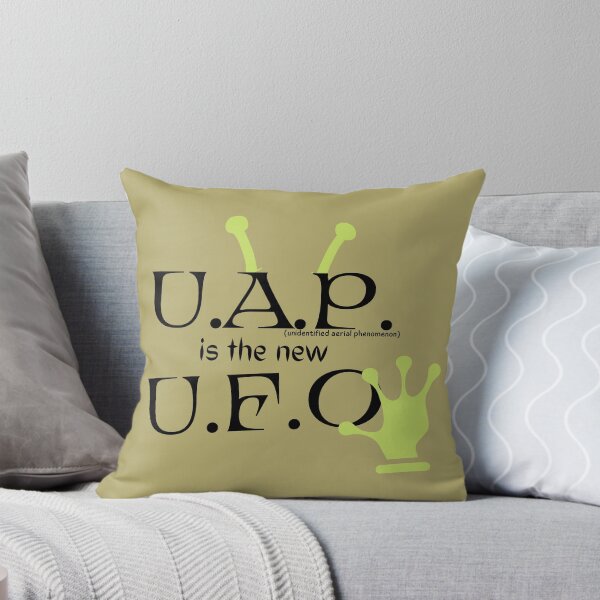 Item preview, Unidentified Aerial Phenomenon (black) design reminds you of strange and unusual things in the world and over Area 51 for those interested in aliens & UFOs designed and sold by tranquilbeach.