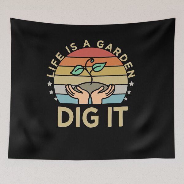 Item preview, Life is a garden dig it Garden love designed and sold by JoseMoody3031.