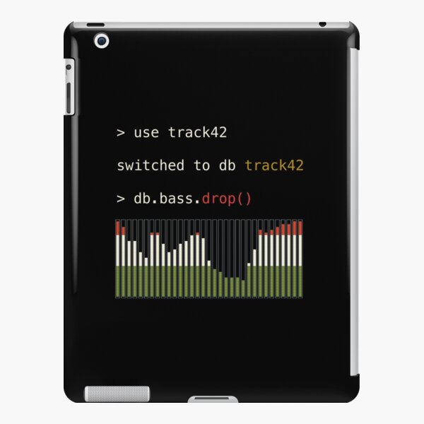 db.bass.drop() - DJing in mongoDB iPad Snap Case