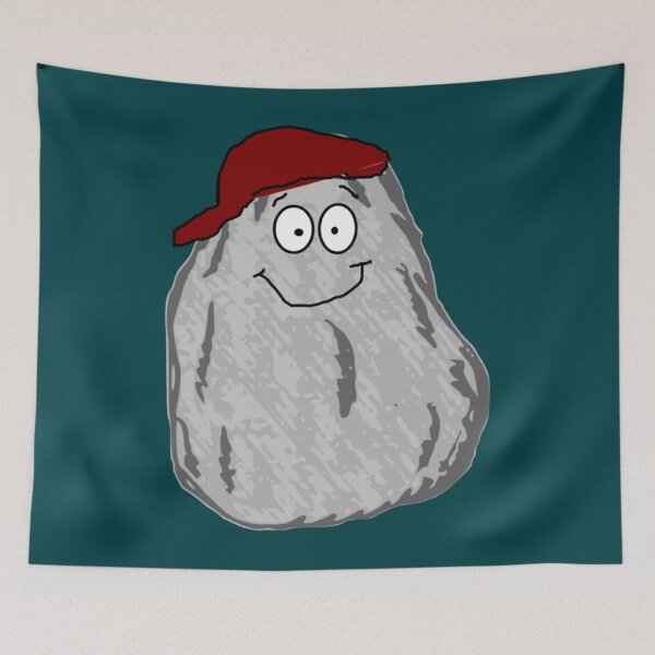 Item preview, Everything Everywhere All At Once Cool Rock With Red Hat   designed and sold by FoxDesignss.